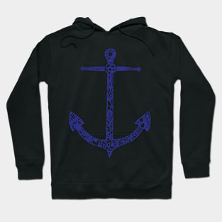 anchor_purp Hoodie